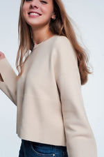 Load image into Gallery viewer, BEIGE SWEATER
