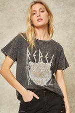 Load image into Gallery viewer, TIGER REBEL VINTAGE GRAPHIC TEE
