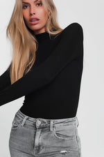 Load image into Gallery viewer, BLACK TURTLENECK TOP

