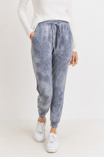 Load image into Gallery viewer, CHARCOAL TIE DYE JOGGERS
