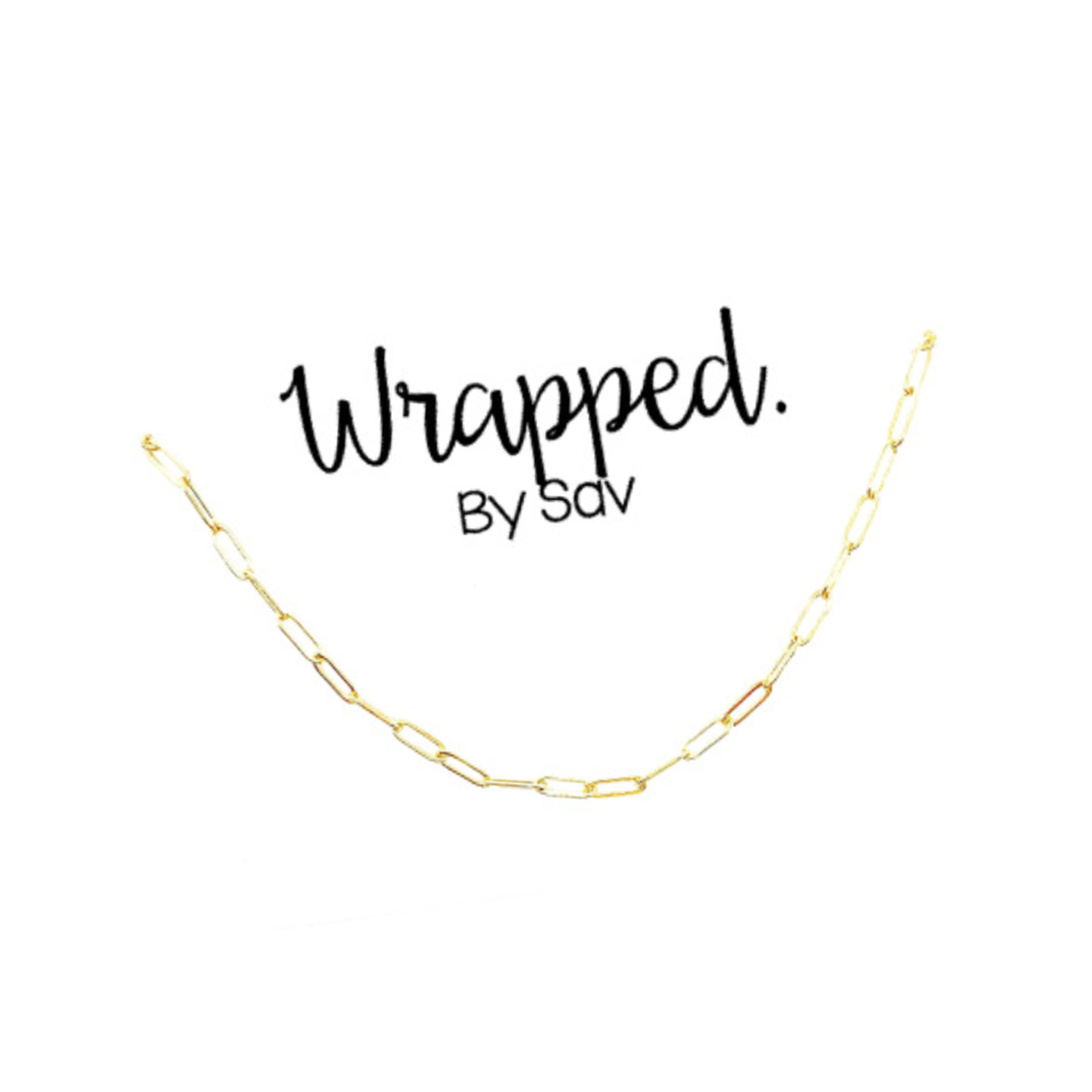 GOLD LINK LAYERING NECKLACE