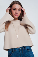 Load image into Gallery viewer, BEIGE SWEATER

