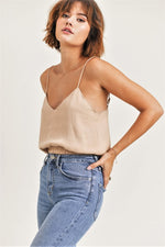 Load image into Gallery viewer, SILK LAYERING CAMI (2 colors)
