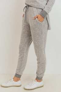BRUSHED KNIT JOGGERS (2 colors)