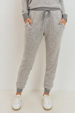 Load image into Gallery viewer, BRUSHED KNIT JOGGERS (2 colors)
