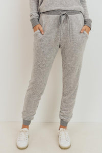 BRUSHED KNIT JOGGERS (2 colors)