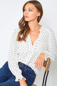 DOTTED BLOUSE