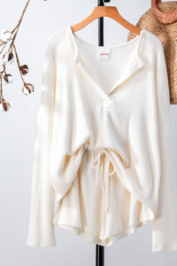 SOFT RIBBED LOUNGE WEAR SET