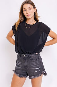 CHIFON BODYSUIT