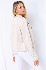 Load image into Gallery viewer, SUEDE RIDER JACKET
