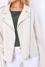 Load image into Gallery viewer, SUEDE RIDER JACKET
