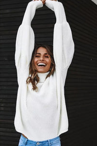 PUFF SLEEVE SWEATER (2 colors)