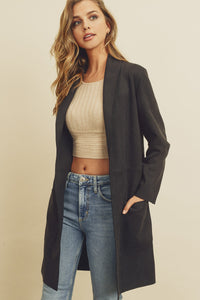 BLACK LONG COAT