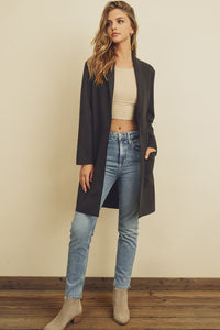 BLACK LONG COAT
