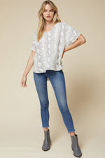 Load image into Gallery viewer, REPTILE V NECK SHIRT

