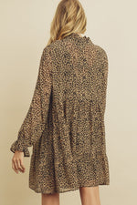 Load image into Gallery viewer, CHEETAH PRINT BABYDOLL DRESS
