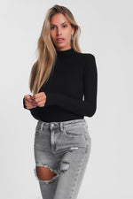 Load image into Gallery viewer, BLACK TURTLENECK TOP
