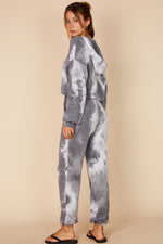 Load image into Gallery viewer, GREY TIE DYE SET
