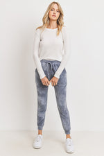 Load image into Gallery viewer, CHARCOAL TIE DYE JOGGERS
