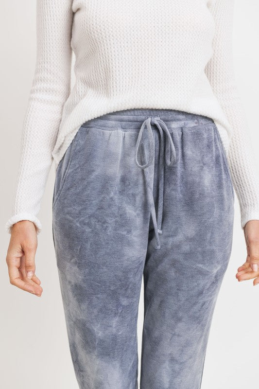 CHARCOAL TIE DYE JOGGERS
