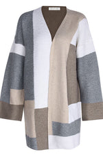 Load image into Gallery viewer, COLORBLOCK OPEN CARDIGAN
