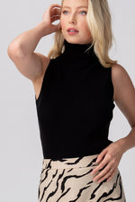 Load image into Gallery viewer, SLEEVELESS TURTLENECK TOP
