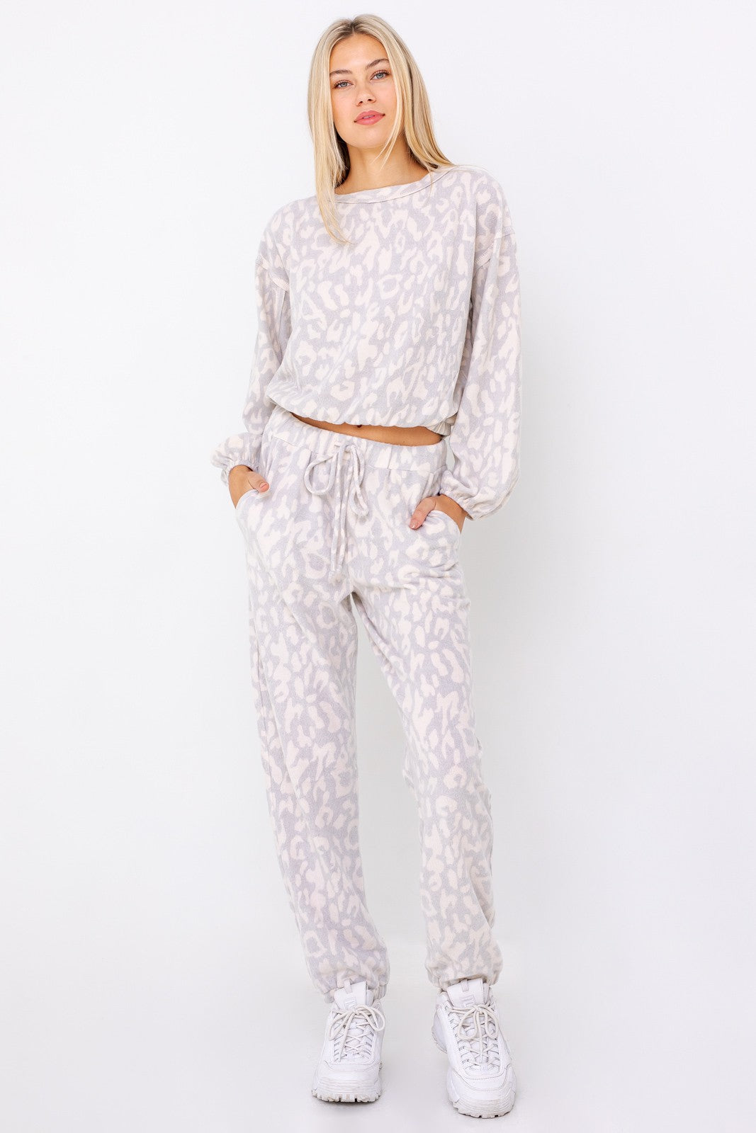 FADED CHEETAH COMFY SET
