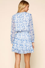 Load image into Gallery viewer, BLUE FLORAL DRESS
