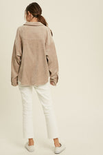 Load image into Gallery viewer, CORDUROY BUTTON UP SHIRT
