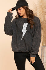 Load image into Gallery viewer, CHARCOAL THUNDER PULLOVER
