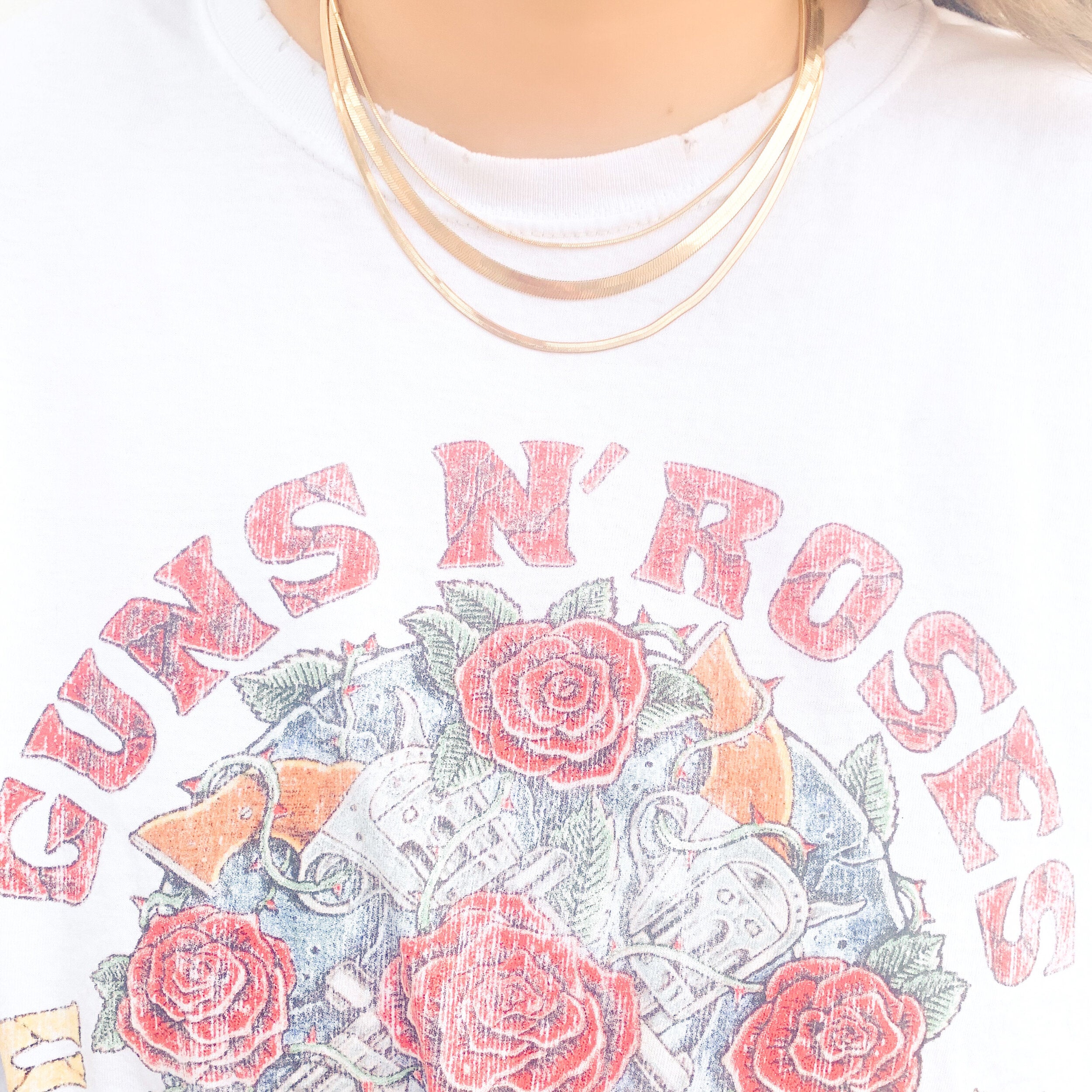 GOLD SNAKECHAIN NECKLACE