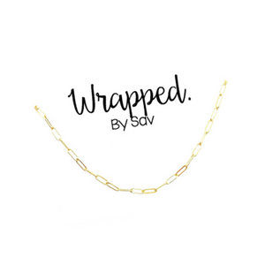 GOLD LINK LAYERING NECKLACE
